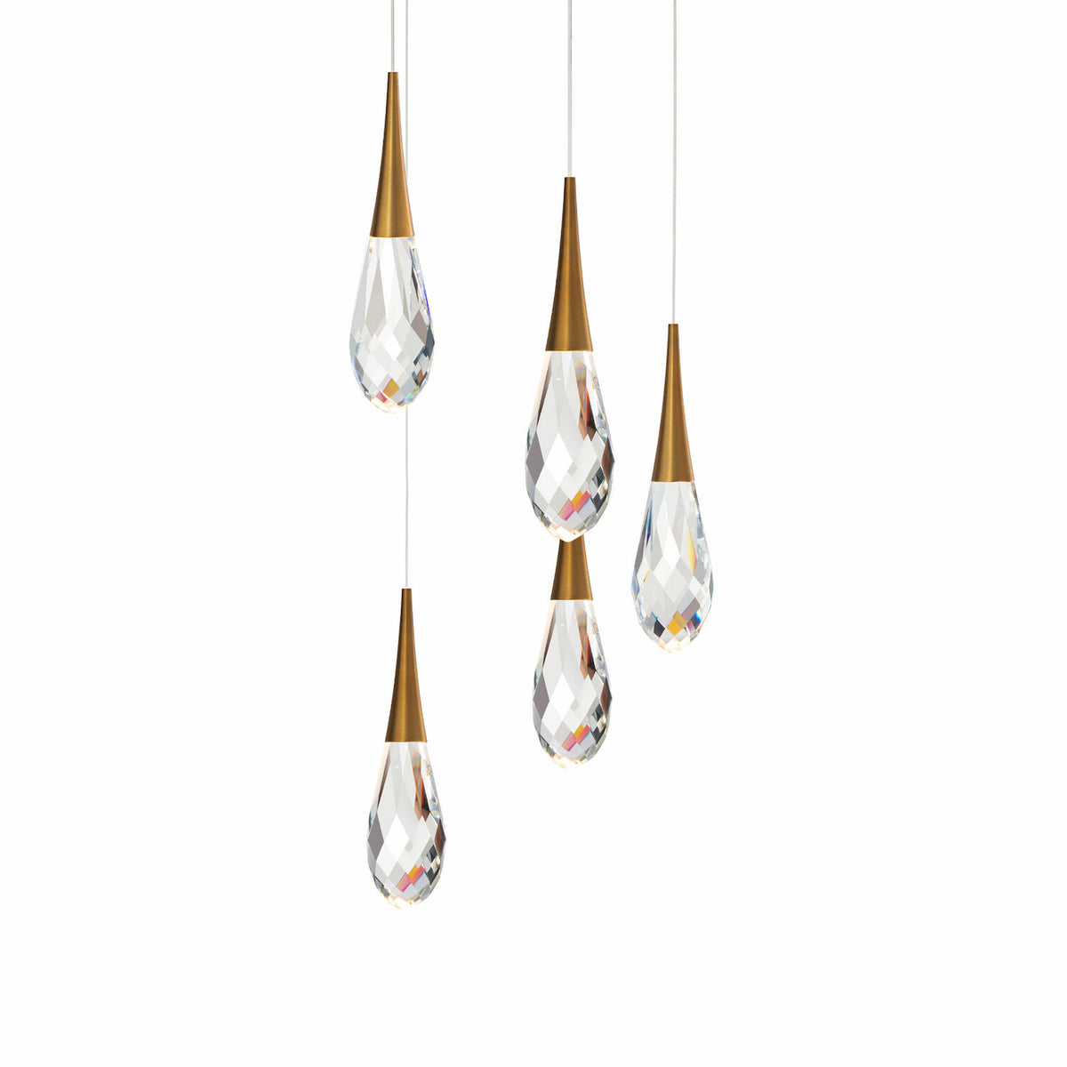 HIBISCUS 5 LIGHT LED MULTI-LIGHT PENDANT - robinsonco.ca
