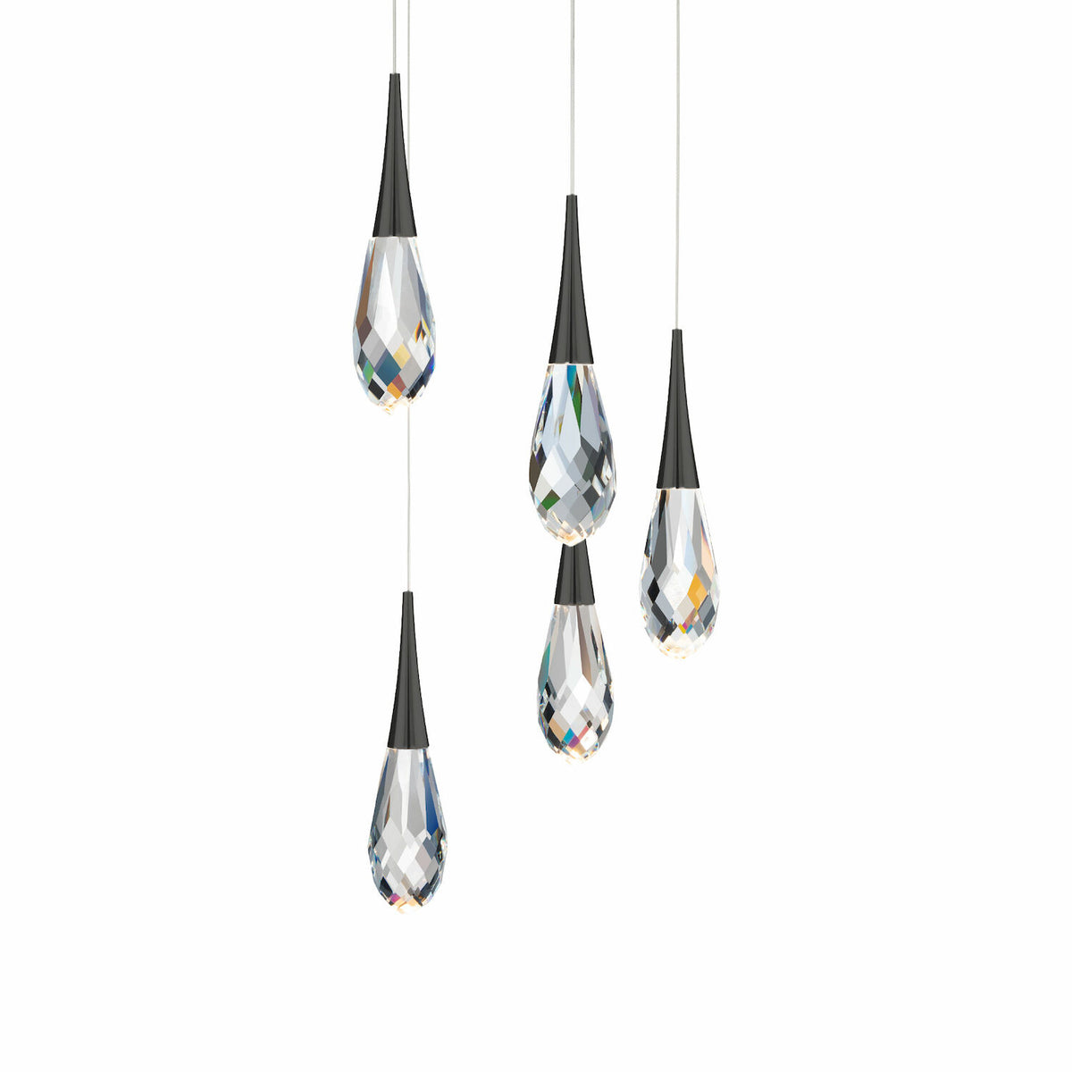 HIBISCUS 5 LIGHT LED MULTI-LIGHT PENDANT - robinsonco.ca