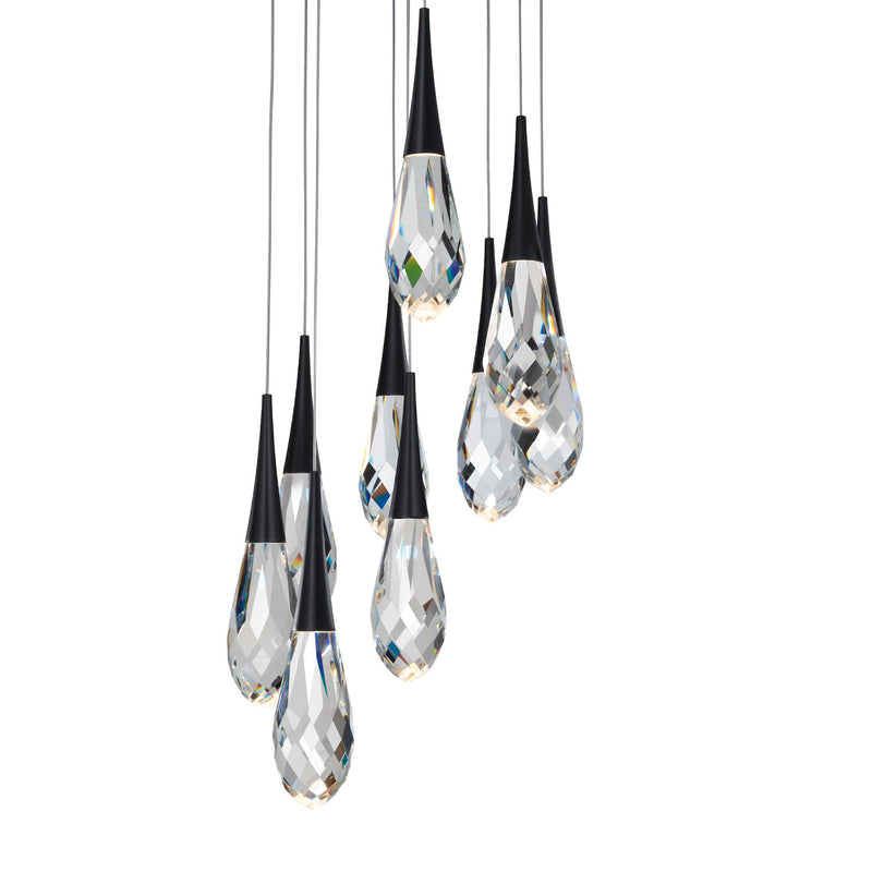 HIBISCUS 9 LIGHT LED MULTI-LIGHT PENDANT - robinsonco.ca