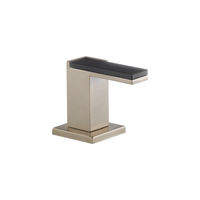 SIDERNA WIDESPREAD LAVATORY AND BIDET SOLAR GRAY GLASS LEVER HANDLE KIT - robinsonco.ca