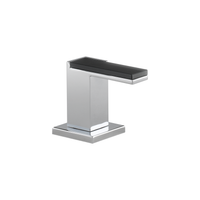 SIDERNA WIDESPREAD LAVATORY AND BIDET SOLAR GRAY GLASS LEVER HANDLE KIT - robinsonco.ca