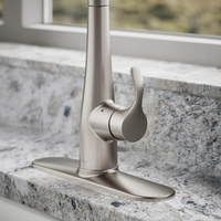 SIMPLICE SINGLE OR THREE-HOLE KITCHEN PULL DOWN SINK FAUCET - robinsonco.ca