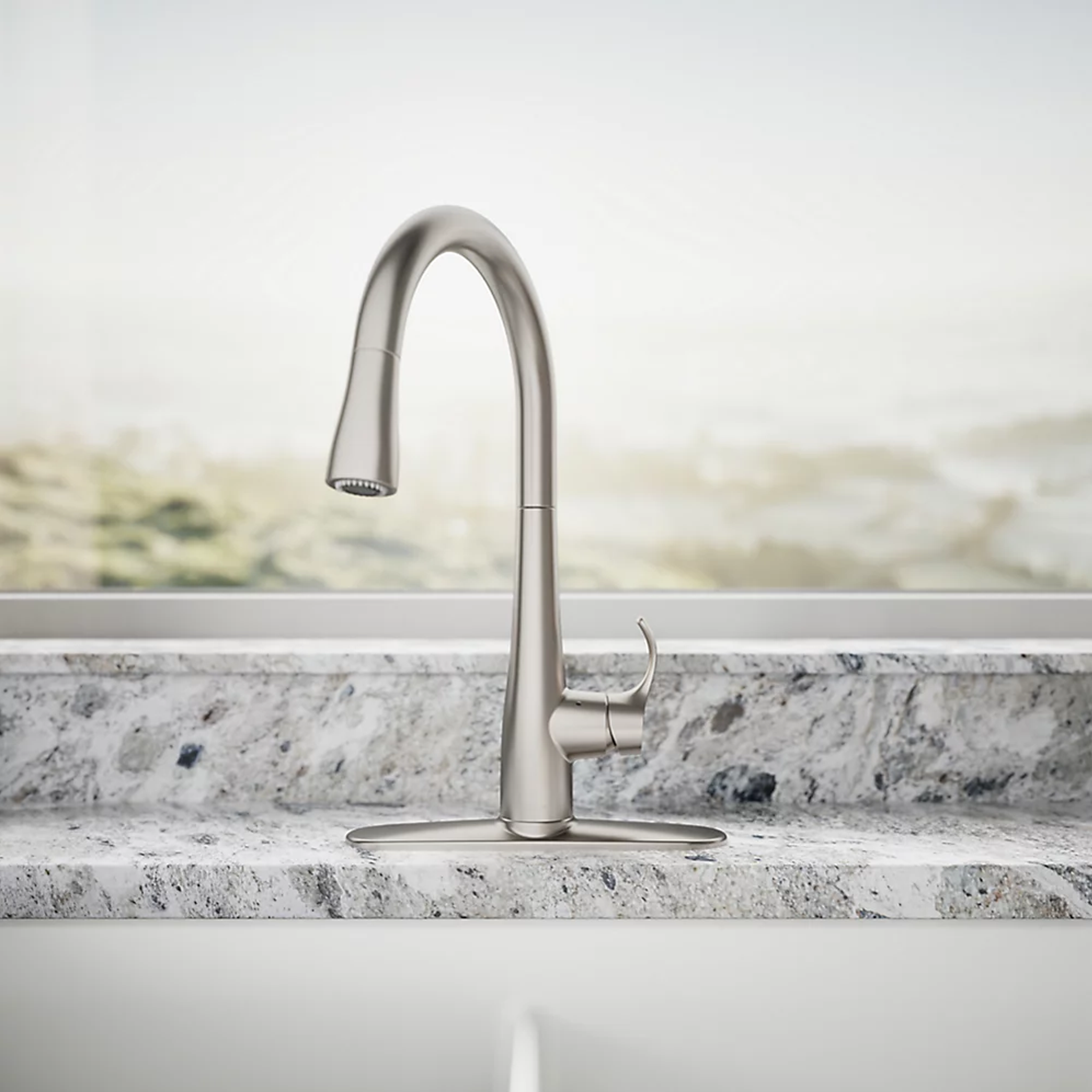 SIMPLICE SINGLE OR THREE-HOLE KITCHEN PULL DOWN SINK FAUCET - robinsonco.ca