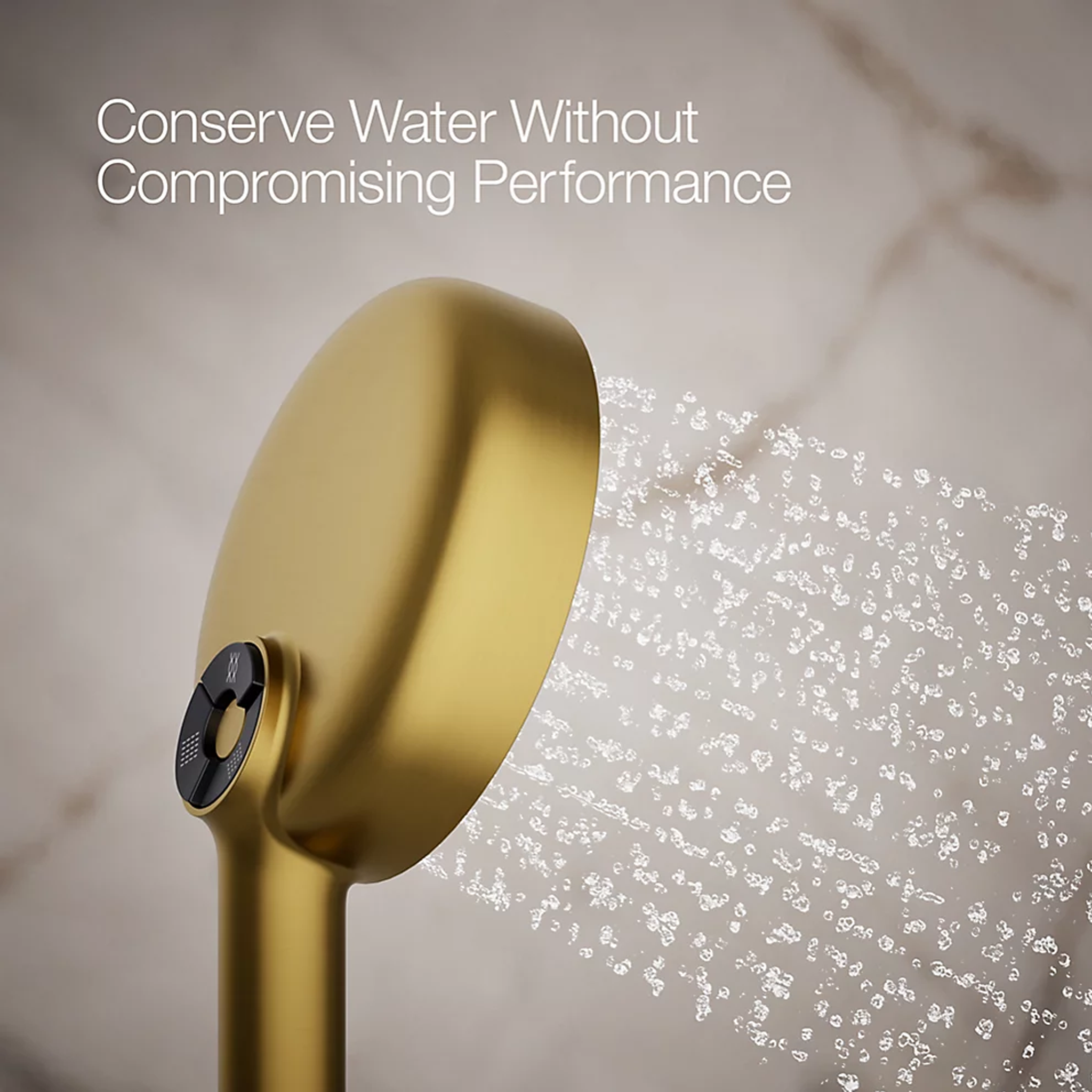 STATEMENT ROUND THREE-FUNCTION HANDSHOWER, 2.5 GPM - robinsonco.ca