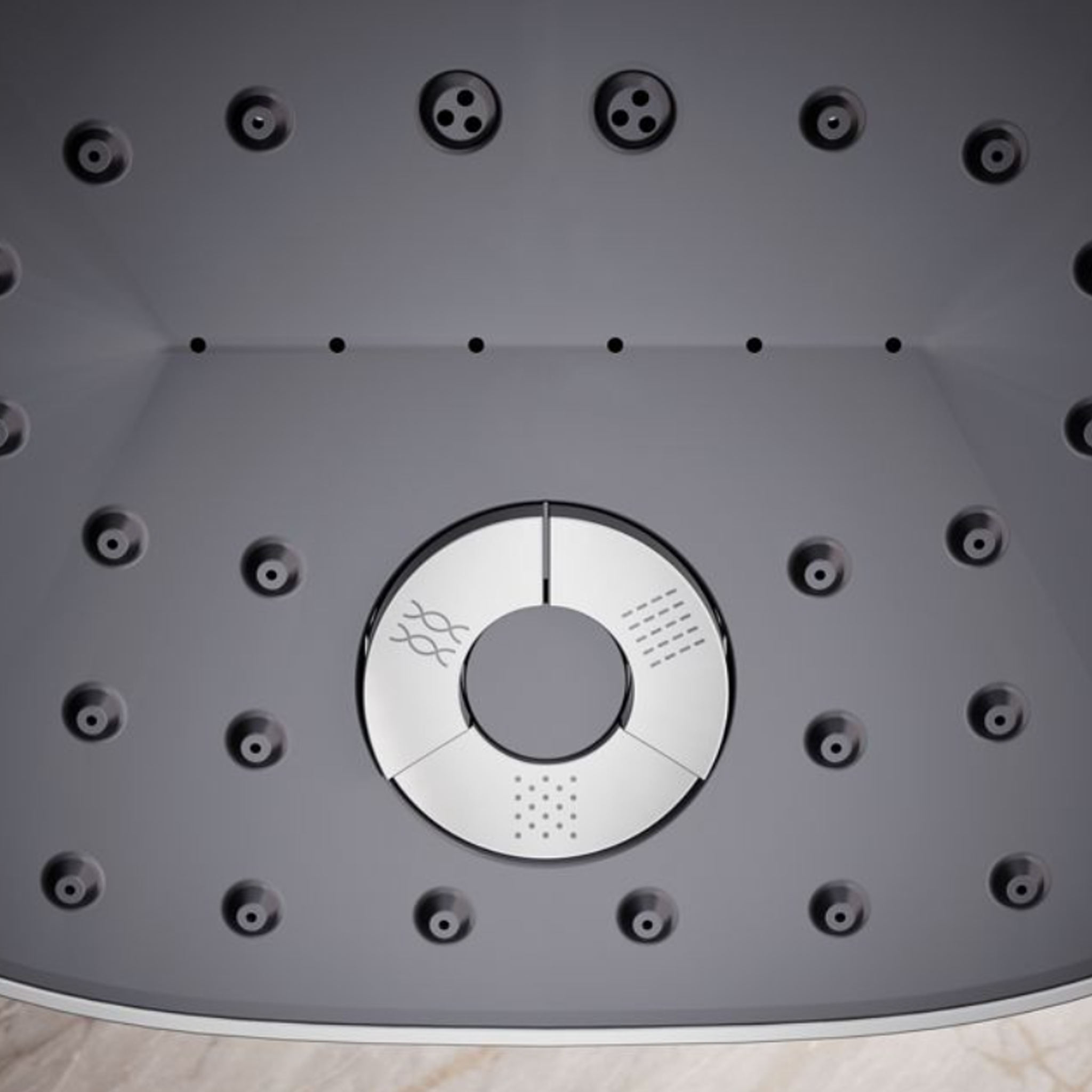 STATEMENT 2.5 GPM THREE-FUNCTION SHOWERHEAD - robinsonco.ca