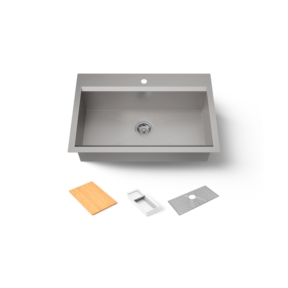 TASK 33-INCH SINGLE-BOWL WORKSTATION KITCHEN SINK - robinsonco.ca