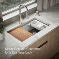 TASK SMART DIVIDE DOUBLE-BOWL WORKSTATION KITCHEN SINK - robinsonco.ca