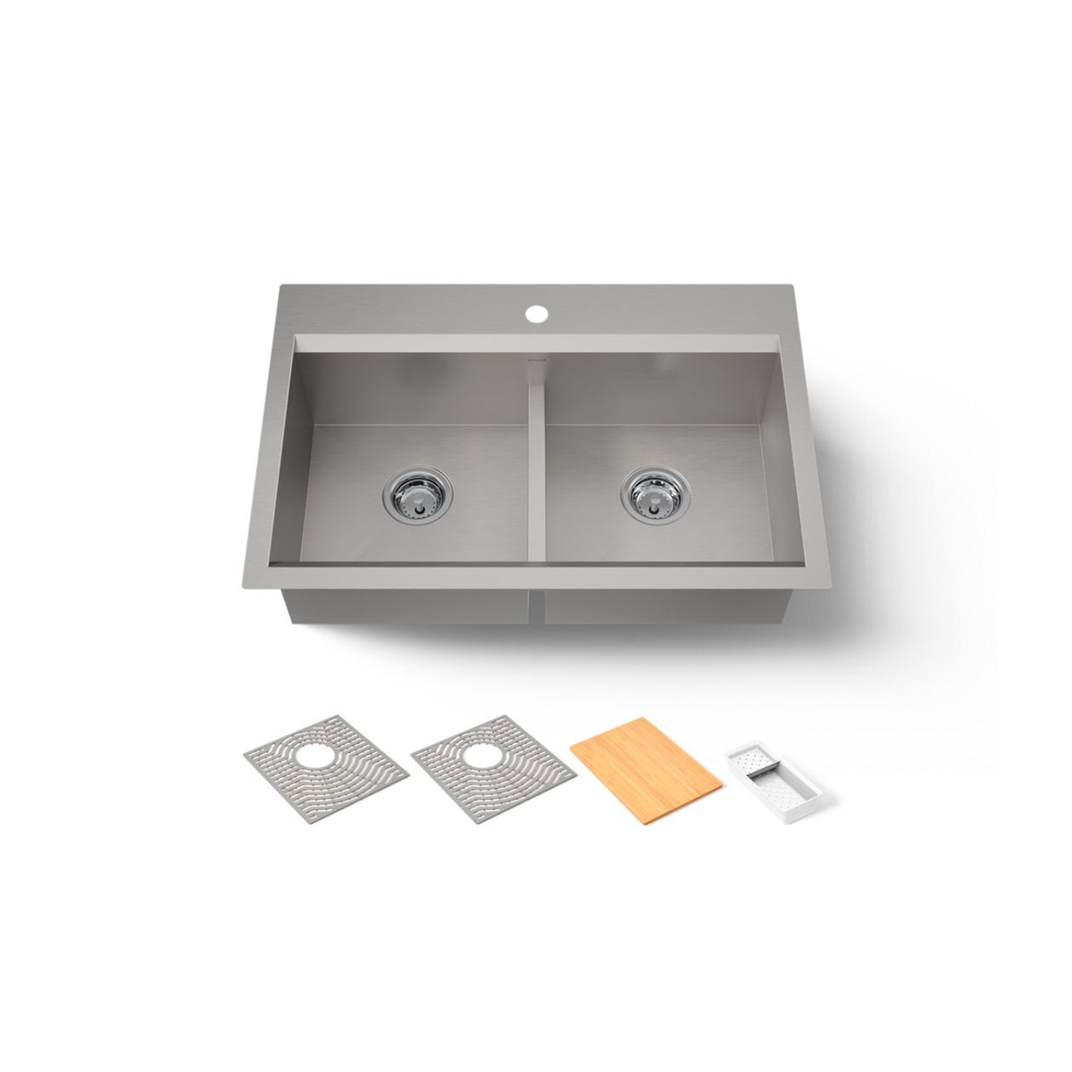 TASK SMART DIVIDE DOUBLE-BOWL WORKSTATION KITCHEN SINK - robinsonco.ca