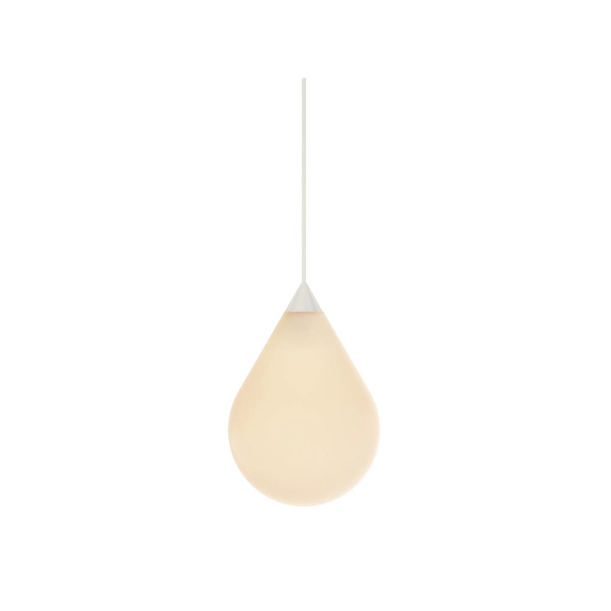 Tom Dixon Flare Pendant light in opal glass and bead shape