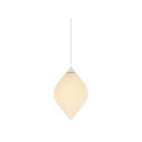 Tom Dixon Flare Pendant light in opal glass and top shape