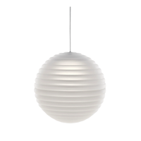 Tom Dixon Press Led Sphere Pendant in frosted white glass