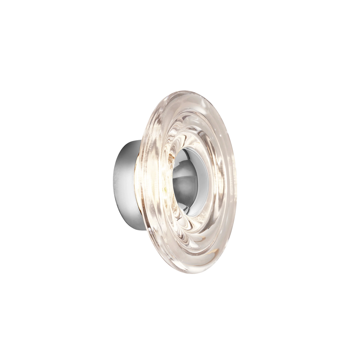 Tom Dixon Press Led Wall Light mini clear finish