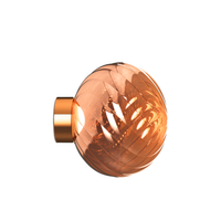 Tom Dixon Whirl LED Wall Light with copper finish