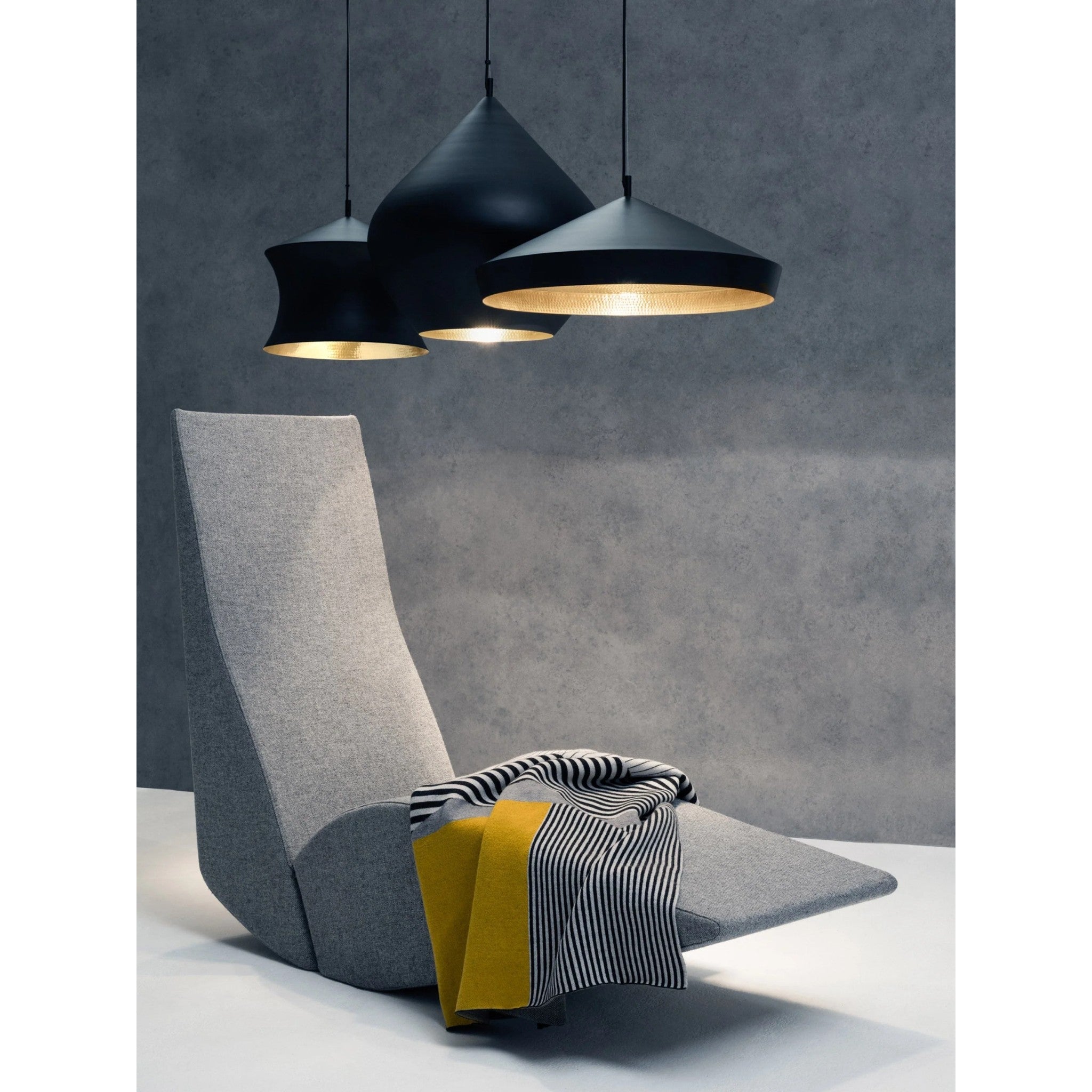 TomDixon BEAT WIDE & FAT PENDANT｜BRASS BEAT WIDE LED PENDANT | robinsonco.ca
