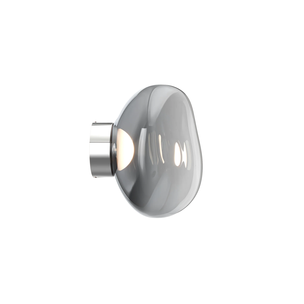 Melt Wall Light mini size in nickel finish