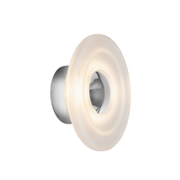 Tom Dixon Press LED Wall Light large frosted finish