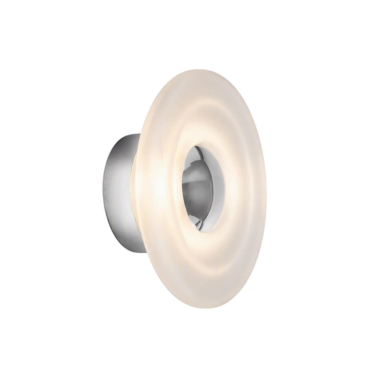 Tom Dixon Press LED Wall Light large frosted finish