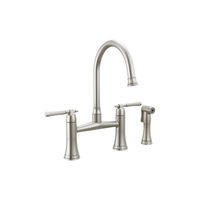 TULHAM® BRIDGE KITCHEN FAUCET WITH SIDE SPRAY - robinsonco.ca