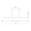 VEGA LED LINEAR PENDANT (MULTIPLE SIZES) - robinsonco.ca