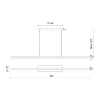 VEGA LED LINEAR PENDANT (MULTIPLE SIZES) - robinsonco.ca