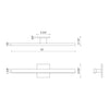 VEGA LED VANITY LIGHT (MULTIPLE SIZES) - robinsonco.ca