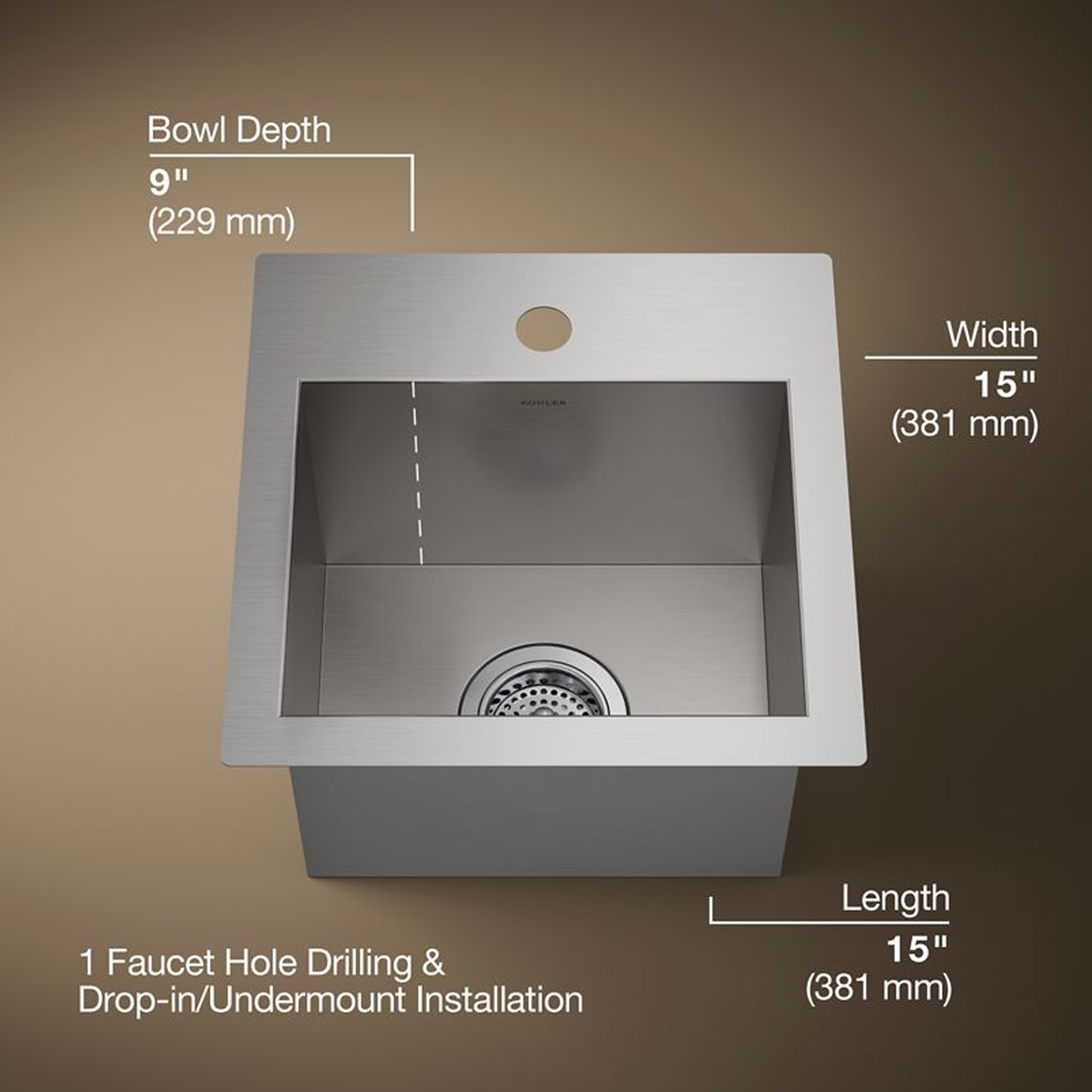 VAULT 15-INCH BAR SINK - robinsonco.ca