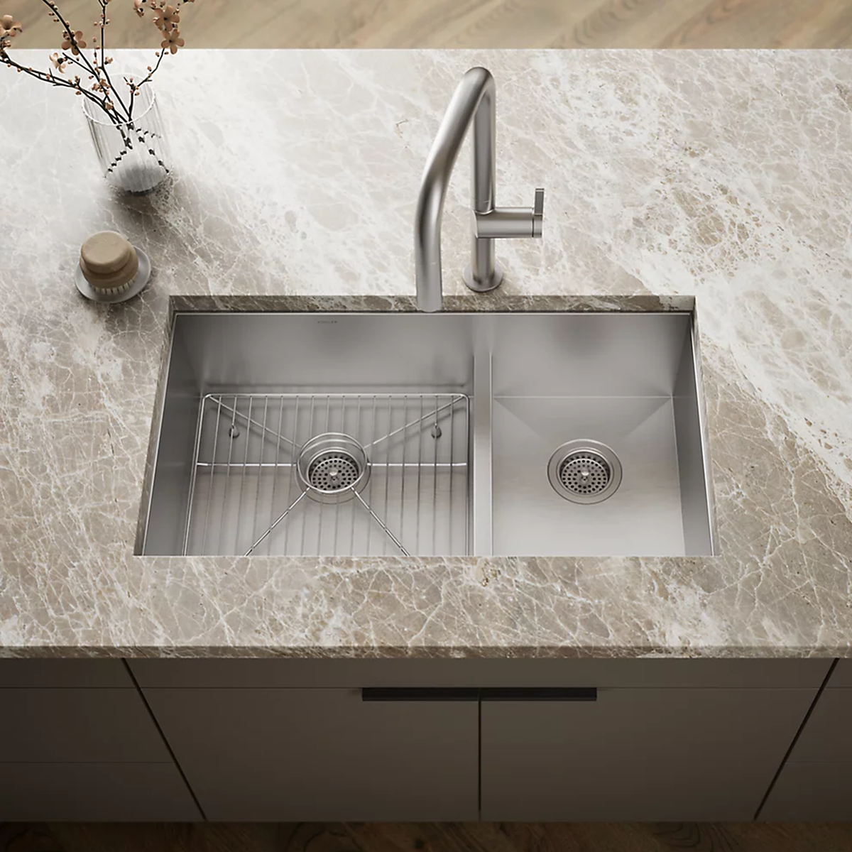 VAULT™ SMART DIVIDE® DOUBLE-BOWL KITCHEN SINK - robinsonco.ca