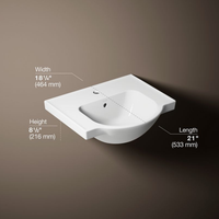 VEER® RECTANGULAR PEDESTAL BATHROOM SINK - robinsonco.ca