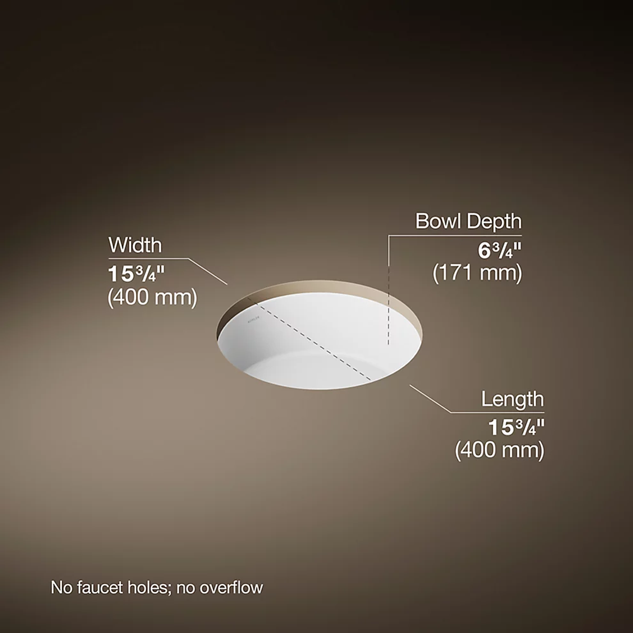 VERTICYL® ROUND UNDERMOUNT BATHROOM SINK - robinsonco.ca