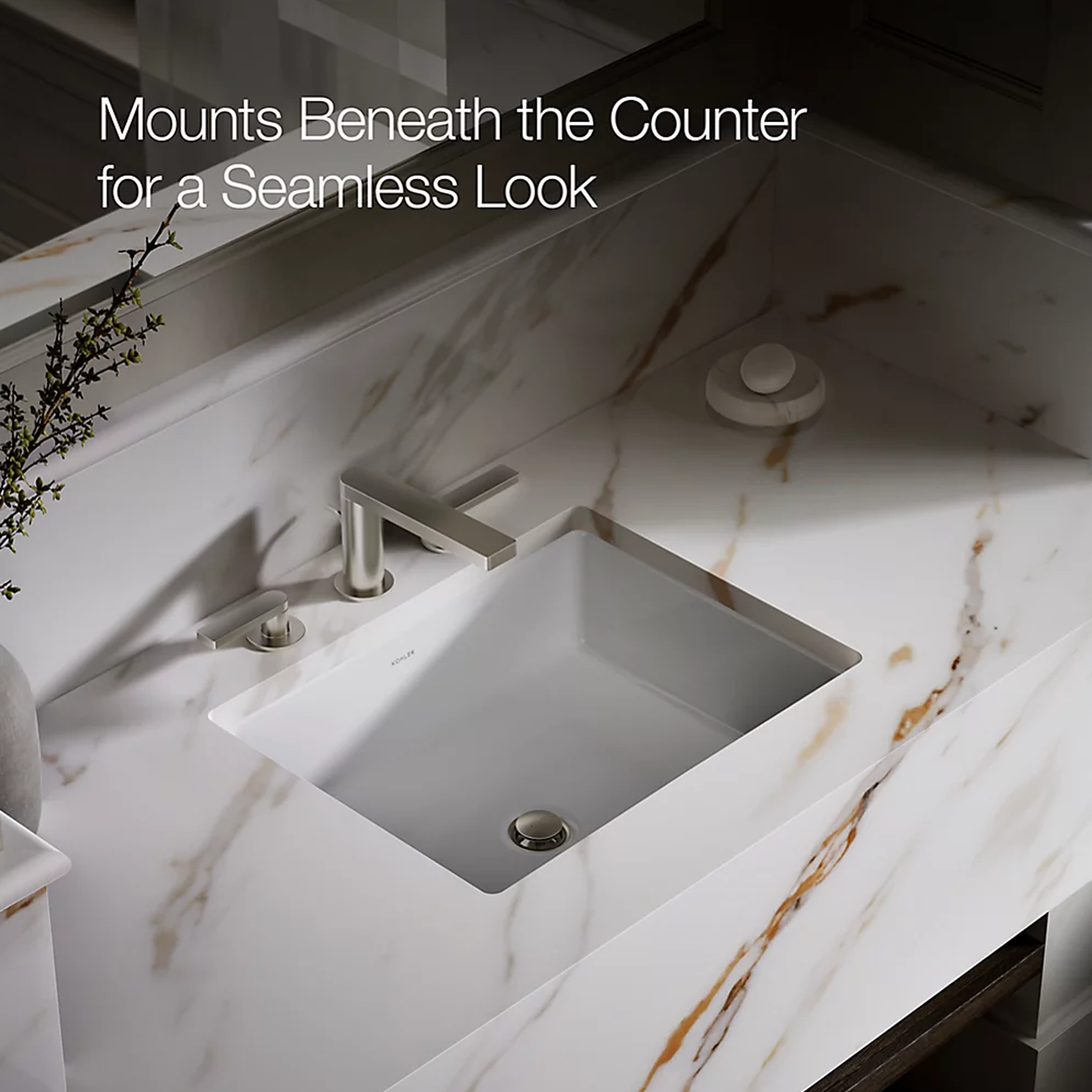 VERTICYL® RECTANGLE UNDERMOUNT BATHROOM SINK VERTICYL® RECTANGLE UNDERMOUNT BATHROOM SINK