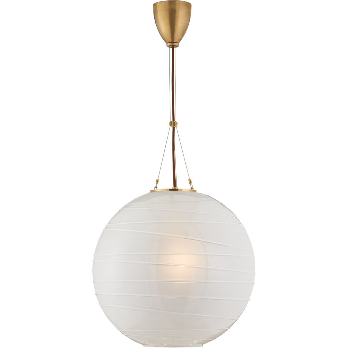 ALEXA HAMPTON HAILEY 1-LIGHT 18-INCH PENDANT LIGHT WITH FROSTED GLASS SHADE - robinsonco.ca