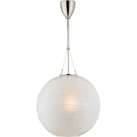 ALEXA HAMPTON HAILEY 1-LIGHT 18-INCH PENDANT LIGHT WITH FROSTED GLASS SHADE - robinsonco.ca