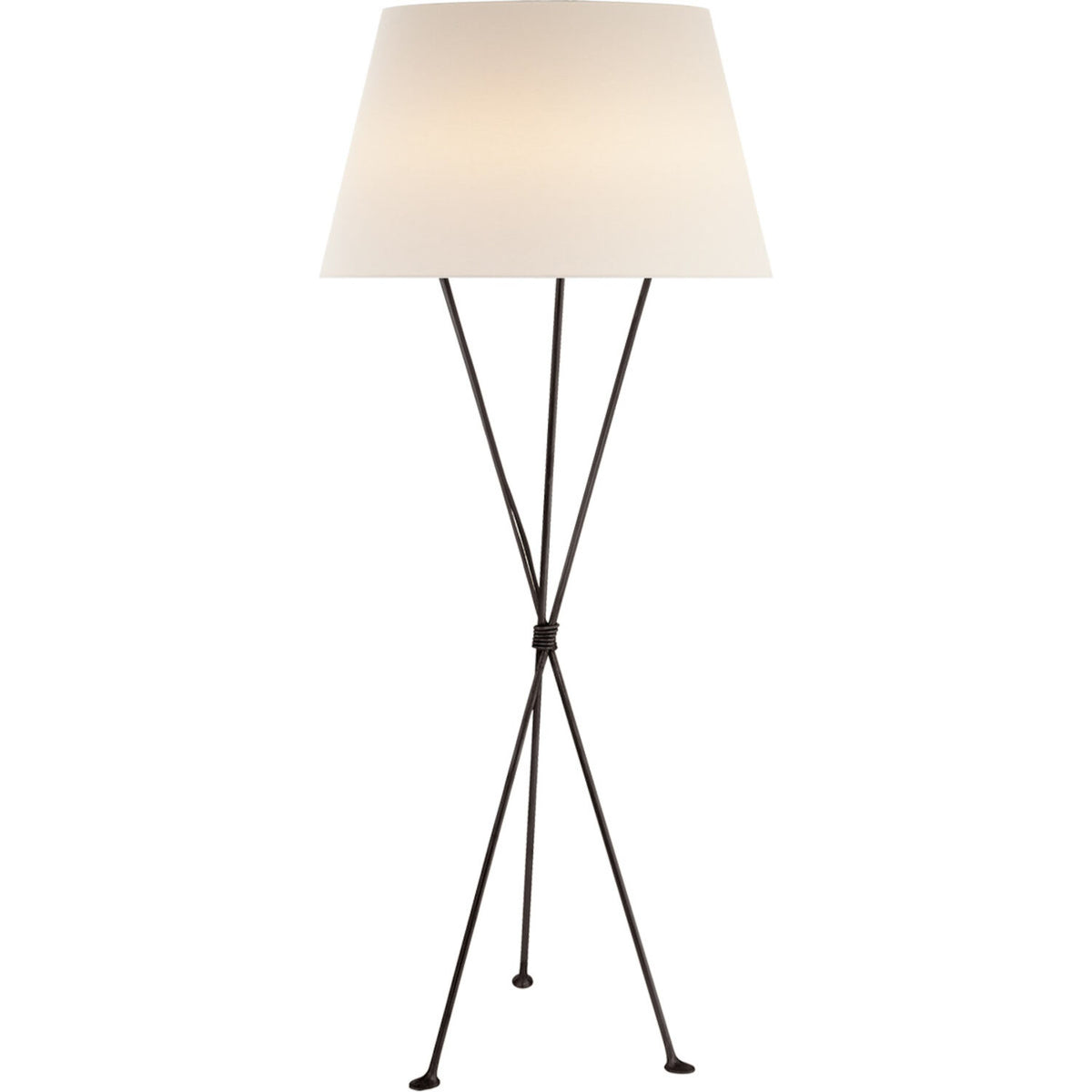 AERIN LEBON 1-LIGHT 62-INCH FLOOR LAMP WITH LINEN SHADE