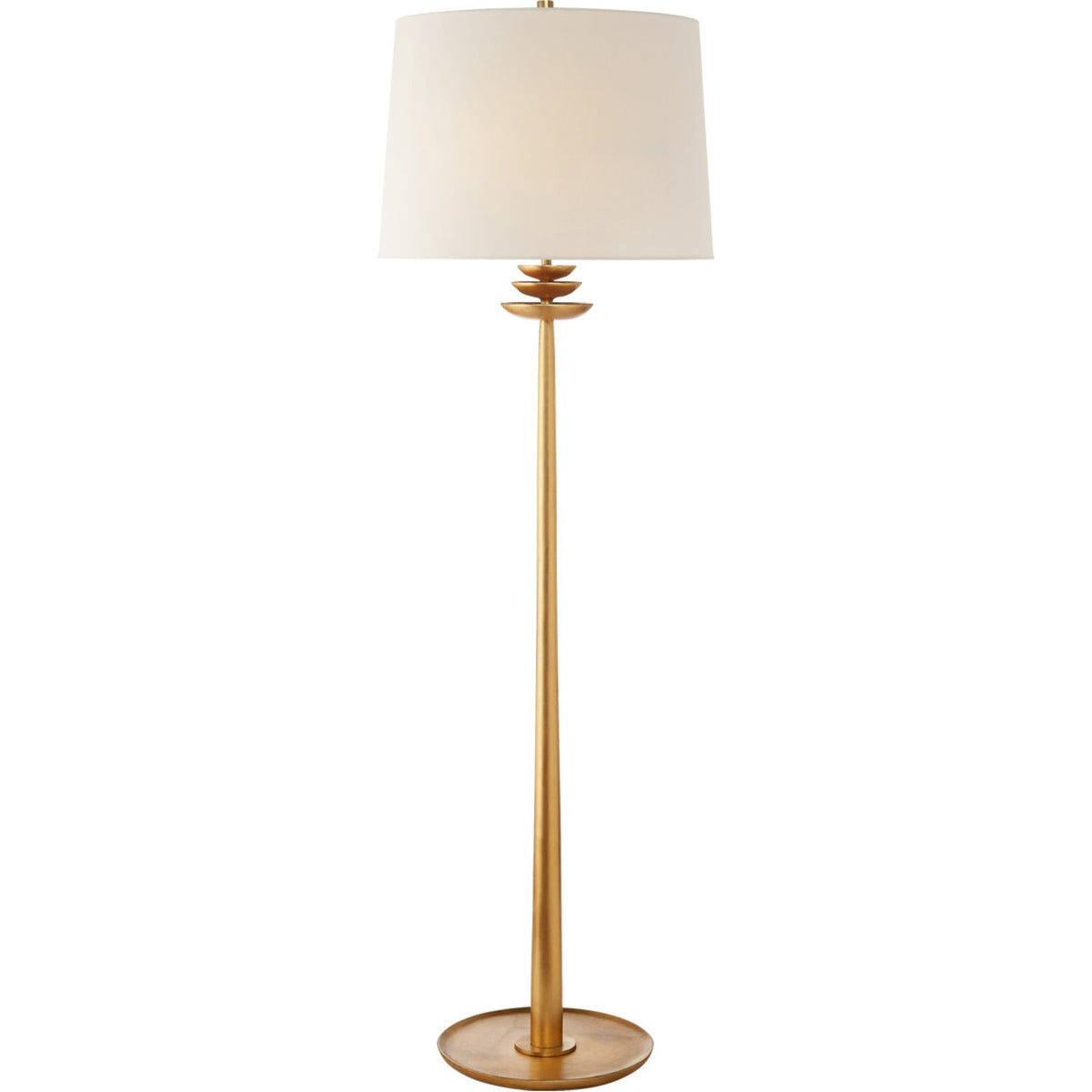 AERIN BEAUMONT 2-LIGHT 63-INCH FLOOR LAMP WITH LINEN SHADE - robinsonco.ca