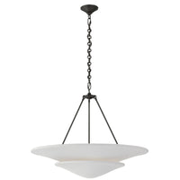 MOLLINO  32-INCH TIERED SIX LIGHT CHANDELIER - robinsonco.ca