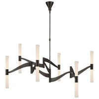 BRENTA 55-INCH GRANDE CHANDELIER WITH WHITE GLASS - robinsonco.ca
