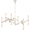 BRENTA 55-INCH GRANDE CHANDELIER WITH WHITE GLASS - robinsonco.ca