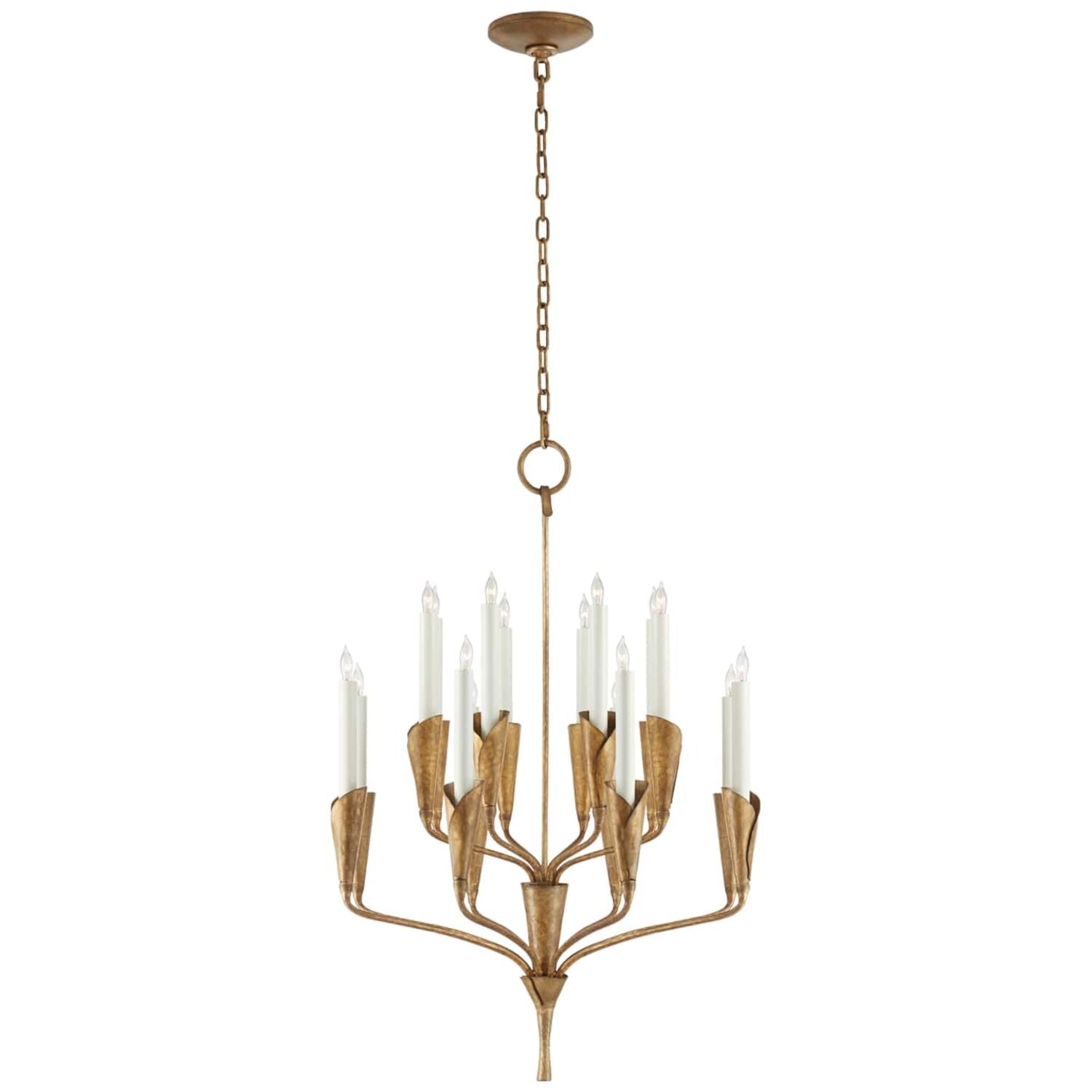 AIDEN 25-INCH SMALL SIXTEEN LIGHT CHANDELIER - robinsonco.ca