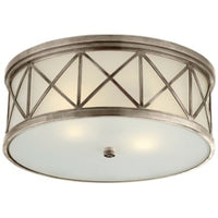 MONTPELIER LARGE 3 LIGHT FLUSH MOUNT WITH FROSTED GLASS - robinsonco.ca