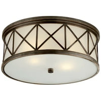 MONTPELIER LARGE 3 LIGHT FLUSH MOUNT WITH FROSTED GLASS - robinsonco.ca