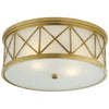 MONTPELIER LARGE 3 LIGHT FLUSH MOUNT WITH FROSTED GLASS - robinsonco.ca