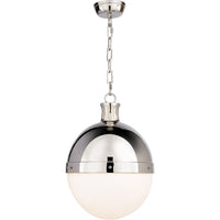 HICKS LARGE PENDANT WITH WHITE GLASS - robinsonco.ca
