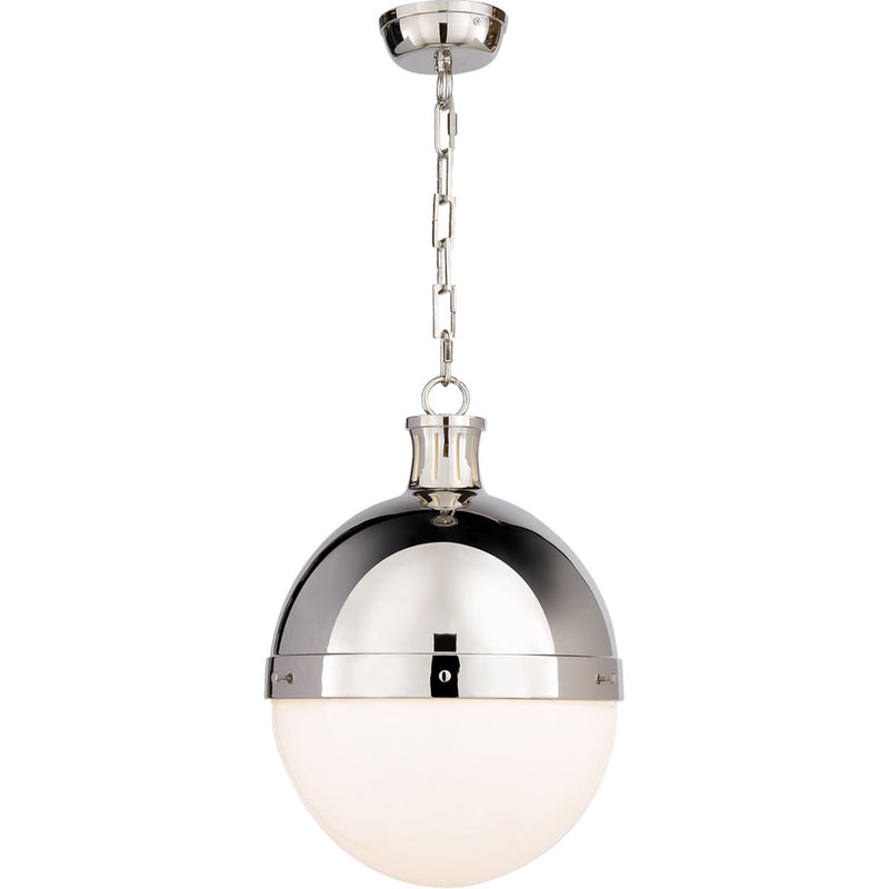 HICKS LARGE PENDANT WITH WHITE GLASS - robinsonco.ca