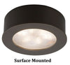 ROUND LEDme® BUTTON LIGHT 3000K WARM WHITE RECESSED OR SURFACE MOUNT - robinsonco.ca