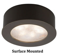 ROUND LEDme® BUTTON LIGHT 3000K WARM WHITE RECESSED OR SURFACE MOUNT - robinsonco.ca