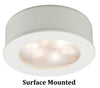 ROUND LEDme® BUTTON LIGHT 3000K WARM WHITE RECESSED OR SURFACE MOUNT - robinsonco.ca