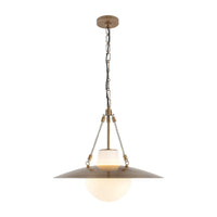 Alora Waverly Pendant Light in vintage brass finish