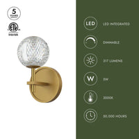 MARNI 1-LIGHT VANITY LIGHT - robinsonco.ca