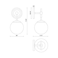 FIORE WALL/VANITY LIGHT (MULTIPLE SIZES) - robinsonco.ca