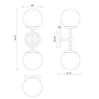 FIORE WALL/VANITY LIGHT (MULTIPLE SIZES) - robinsonco.ca